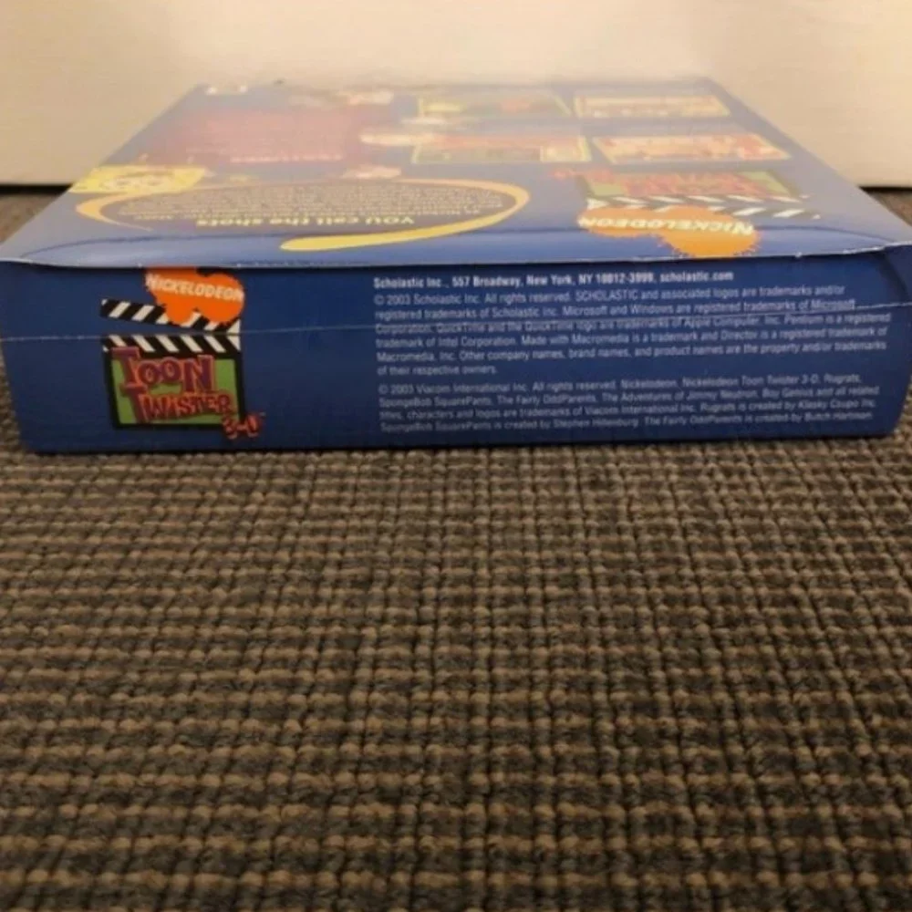 NICKELODEON TOON TWISTER 3D. NEW IN BOX. NEVER OPENED & ORIGINAL PLASTIC